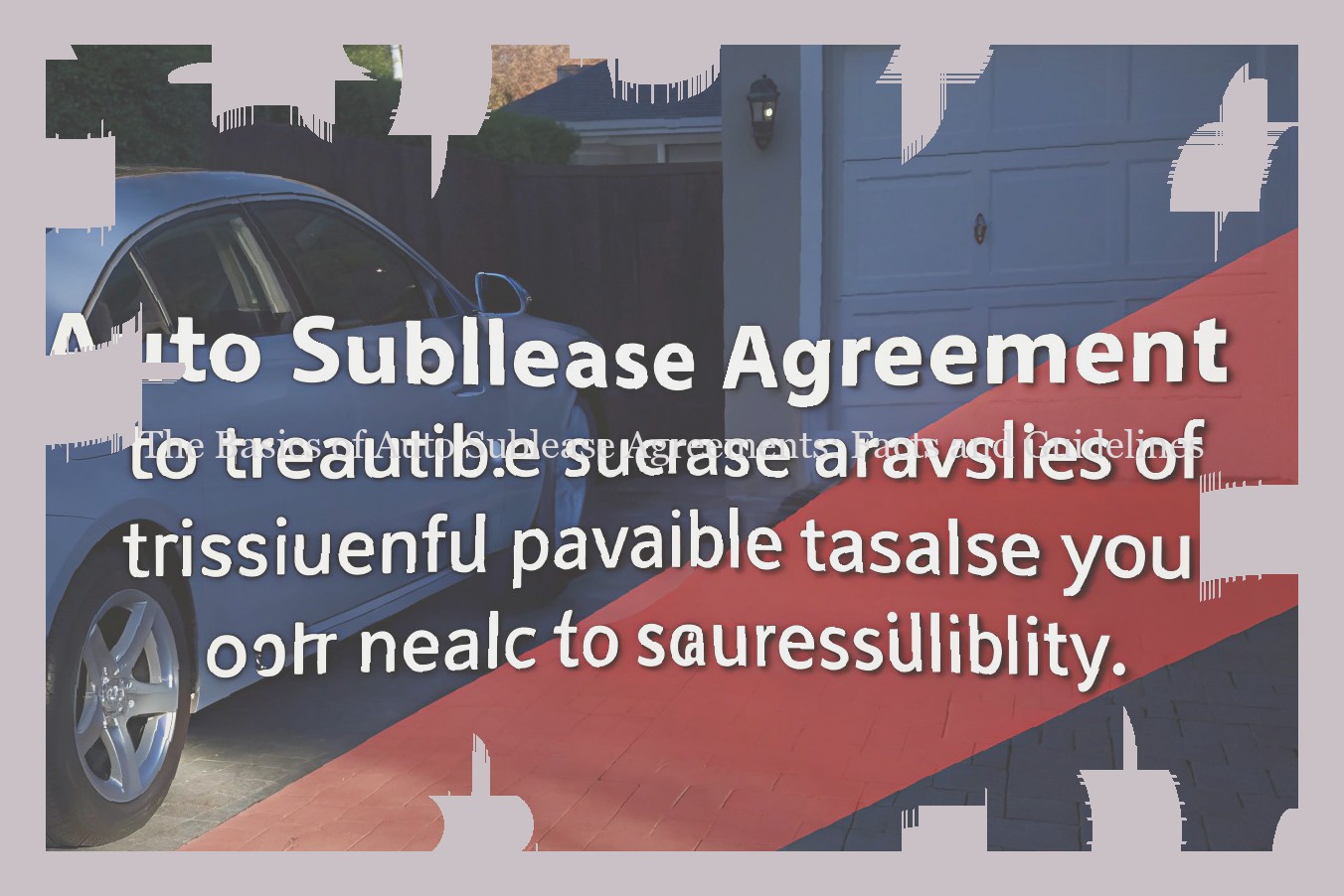 The Basics of Auto Sublease Agreements: Facts and Guidelines
